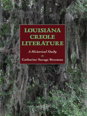 cover image of Louisiana Creole Literature